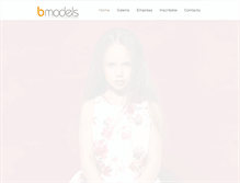 Tablet Screenshot of bmodels.cl